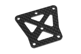Corally - Front Upper Steering Deck - Graphite 2mm - 1 pc: SBX410 - Hobby Recreation Products