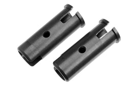 Corally - Front Wheel Axle - Chrome Steel - 2 pcs - Hobby Recreation Products