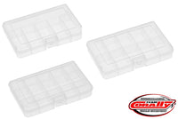 Corally - Medium Parts Box Set (3) 165 x 112 x 31mm - Hobby Recreation Products