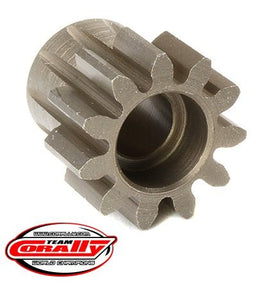 Corally - Mod 1.0 Pinion - Short - Hardened Steel - 11 Tooth - Shaft Dia. 5mm: Dementor, Kronos, Shogun - Hobby Recreation Products