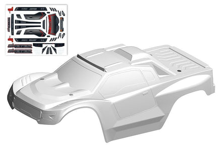 Corally - Polycarbonate Body, Sketer XP 4S, Clear, Cut - Hobby Recreation Products