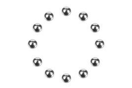 Corally - Precision Diff Balls 1/8 - Chrome - 12 pcs - Hobby Recreation Products