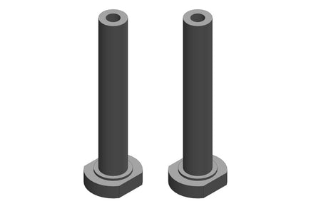 Corally - Servo Saver Post - Steel - 2 pcs: Dementor, Kronos, Python, Shogun - Hobby Recreation Products