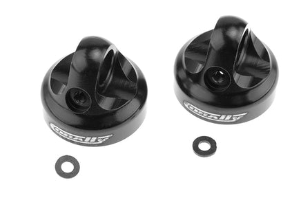 Corally - Shock Body Cap - Top - Aluminum - 2 pcs: SBX410 - Hobby Recreation Products