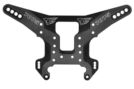 Corally - Shock Tower - MTL - Swiss Made 7075 T6 - 5mm - Hard Anodized - Black - Hobby Recreation Products