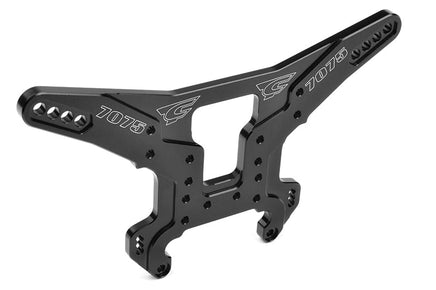Corally - Shock Tower - MTL - Swiss Made 7075 T6 - 5mm - Hard Anodized - Black - Hobby Recreation Products
