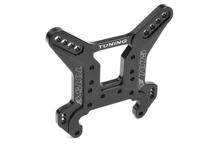 Corally - Shock Tower - Rear - Swiss Made 7075 T6 - 5mm - Hard Anodized - Black - Hobby Recreation Products