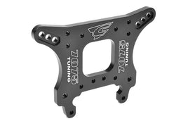 Corally - Shock Tower - XTR - Front - 7075 Aluminum - 5mm - Black - 1 Pc - Hobby Recreation Products