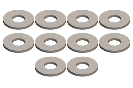 Corally - Shock Washer - 2.5x6x0.5mm - Steel - 10 pcs: Dementor, Kronos, Python, Shogun - Hobby Recreation Products