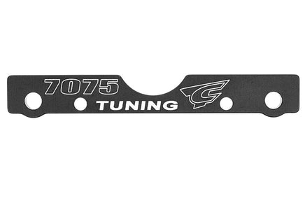 Corally - Suspension Arm Mount - FR - Swiss Made 7075 T6 - 3mm - Hard Anodized - Black - Made In Italy - Hobby Recreation Products