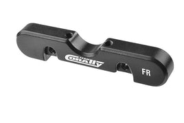 Corally - Suspension Arm Mount HD, Front-Rear, 8mm, Aluminum, Black - Hobby Recreation Products