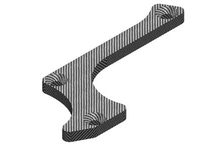 Corally - Team Suspension Arm Stiffener - A, Lower Front Right - Graphite 3mm, Dementor, Kronos, Shogun - Hobby Recreation Products