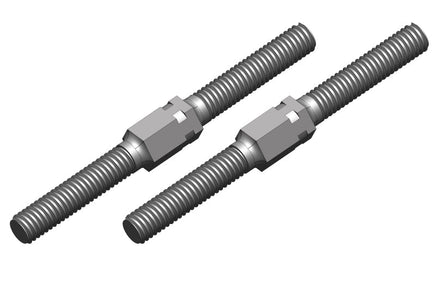 Corally - Turnbuckle - M3 - 35mm - Steel - 2 pcs: Dementor, Kronos, Python, Shogun - Hobby Recreation Products