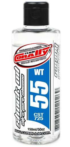 Corally - Ultra Pure Silicone Shock Oil - 55 WT - 150ml - Hobby Recreation Products