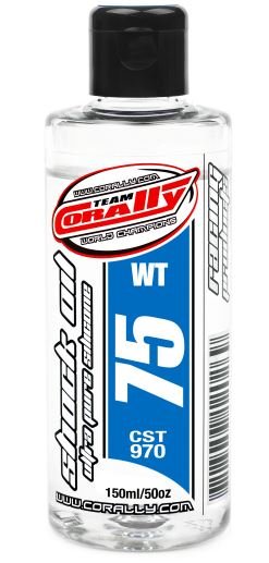 Corally - Ultra Pure Silicone Shock Oil - 75 WT - 150ml - Hobby Recreation Products