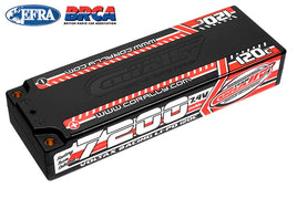 Corally - Voltax 120C 2S LiPo Battery 7200mAh 7.4V, Stick, 4mm Bullet - Hobby Recreation Products