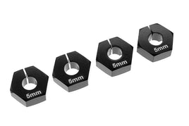 Corally - Wheel Hex Adapter - Aluminum - 4 pcs: SBX410 - Hobby Recreation Products