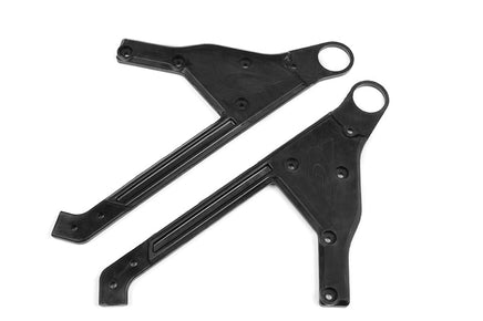 Corally - Wheelie Bar Plate - Composite - Left & Right - 2 pcs, fits Dementor, Jambo - Hobby Recreation Products