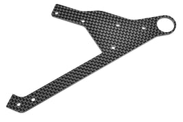 Corally - Wheelie Bar Plate - Graphite - 1 pc - Hobby Recreation Products