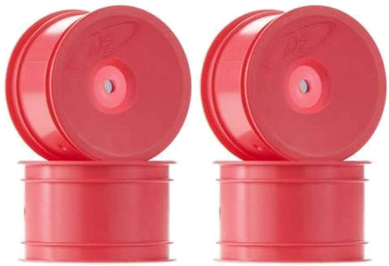 DE Racing - Speedline Buggy Wheels for Associated B6.1 - B64 / TLR 22 4.0 - 22-4 / Rear / Pink (4 pcs) - Hobby Recreation Products