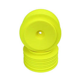 DE Racing - Speedline Plus SC Wheels for Kyosho Ultima SC / Traxxas Slash Rear - Slash 4x4 / YELLOW / 4pcs - Hobby Recreation Products