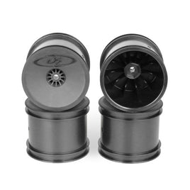 DE Racing - Speedline ST Wheels, for TLR 22T, Black, (4pcs) - Hobby Recreation Products