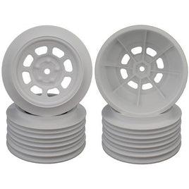 DE Racing - Speedway SC Wheels for Traxxas Slash Front White - Hobby Recreation Products