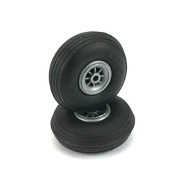 Dubro - 2" Diameter Treaded Surface Tires and Wheels 2/pkg - Hobby Recreation Products