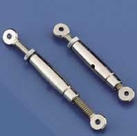 Dubro Products - 1/4 Scale Turnbuckles,1/16" (1.5mm) Eye & 4-40 Threaded - Hobby Recreation Products