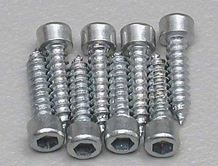 Dubro Products - #2x3/8" Socket Head Sheet Metal Screws, 8pc - Hobby Recreation Products
