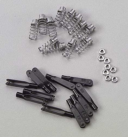 Dubro Products - 4-40 Spring Steel Kwik-Links (For .093 Wire), 12/pkg - Hobby Recreation Products