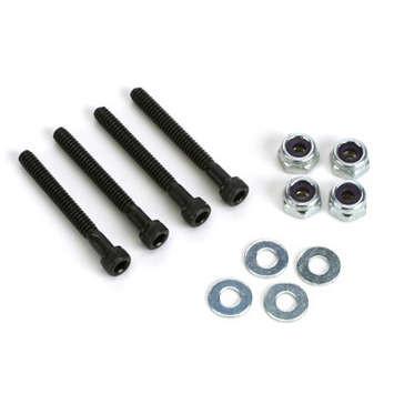 Dubro Products - 6-32x1" Socket Head Bolts w/ Lock Nuts 4/pkg - Hobby Recreation Products