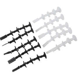 Estes Rockets - C11, D12, E9, E12, E16 and F15 Engine Plugs (5 White, 5 - Hobby Recreation Products