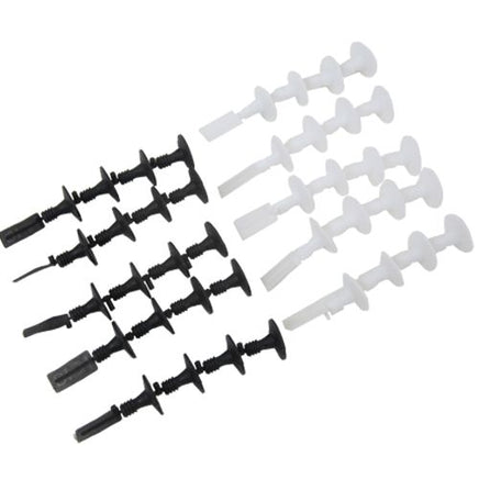 Estes Rockets - C11, D12, E9, E12, E16 and F15 Engine Plugs (5 White, 5 - Hobby Recreation Products