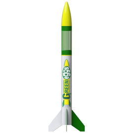 Estes Rockets - Green Eggs Bulk Pack of Model Rockets - White Box w/ Color Label (12 pack) - Hobby Recreation Products