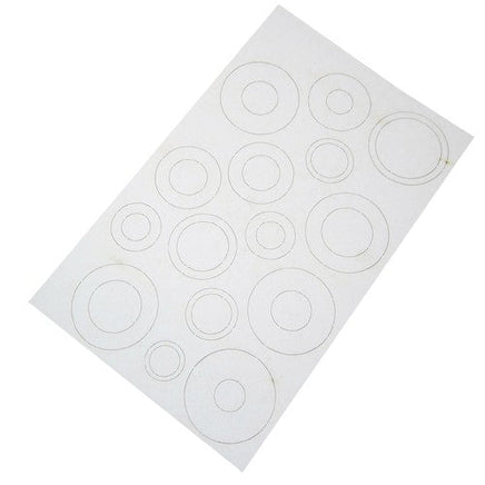 Estes Rockets - Laser Cut Centering Rings and Paper Adapters, for Model Rockets, (4pcs) - Hobby Recreation Products