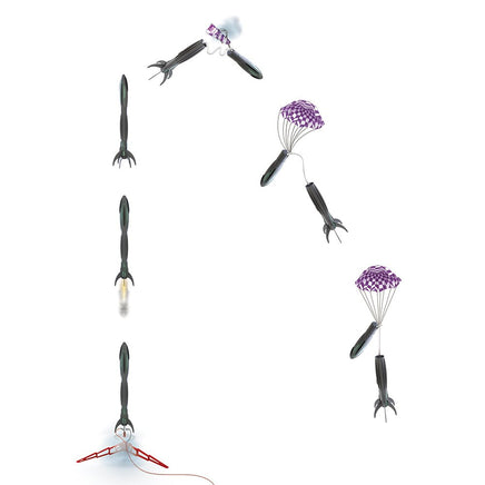 Estes Rockets - Space Corps Vesta Intruder, Rocket Kit, Advanced - Hobby Recreation Products