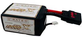 Exalt - 2s 7.4V 13,000MAH 250C 2S4P w/QS8 Connector, X-Rated LiPo Battery Series - Hobby Recreation Products