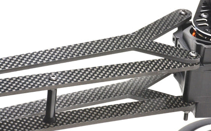 Exotek Racing - 22S Ladder Wheelie Bar Set, Carbon Fiber, Extra Long, Adjustable - Hobby Recreation Products