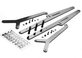 Exotek Racing - 22S Ladder Wheelie Bar Set, Carbon Fiber, Extra Long, Adjustable - Hobby Recreation Products