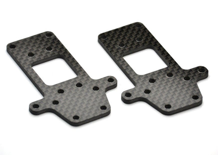 Exotek Racing - B6 Gearbox Riser, 2.5mm Carbon Fiber Spacers (2 pcs) - Hobby Recreation Products