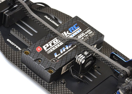 Exotek Racing - CB6.4, CB6.3 LCG Battery Top Brace, 4mm Carbon Fiber - Hobby Recreation Products