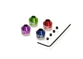 Exotek Racing - Collar Identification Set, Metric, for Hudy or Protek Hex Wrenches, (4pcs) - Hobby Recreation Products