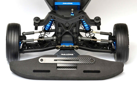 Exotek Racing - DR10 Front Bumper Set w/ GNSS Mount, Aluminum Alloy, Carbon Fiber, and Foam - Hobby Recreation Products