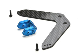 Exotek Racing - DR10 Pro Body Mount Set, Alloy and CF for the Rear - Hobby Recreation Products