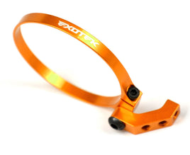 Exotek Racing - Exo Fan Mount-Clamp On Set, Angled for 1/10 Buggies, Trucks, and Sedans (Orange) - Hobby Recreation Products