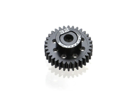 Exotek Racing - Flite 32 Tooth 48 Pitch Pinion Gear, Black POM with Alloy Collar - Hobby Recreation Products