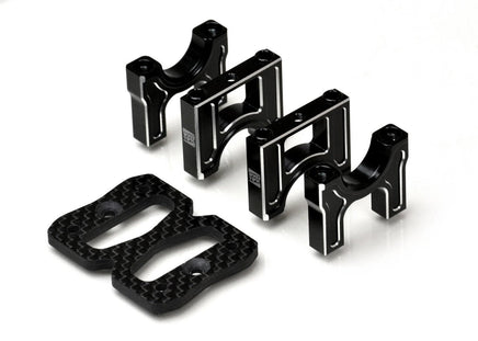 Exotek Racing - HD Center Bulkhead Set, with Carbon Upper Plate, for 8IGHT-XE - Hobby Recreation Products
