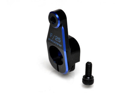 Exotek Racing - Heavy Duty F/25 Servo Horn for Team Associated 1/10, 7075, 2 Color Anodized - Hobby Recreation Products