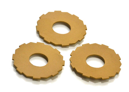 Exotek Racing - MK3 LCF Slipper Pads,3 Pads for Octalock Spurs - Hobby Recreation Products
